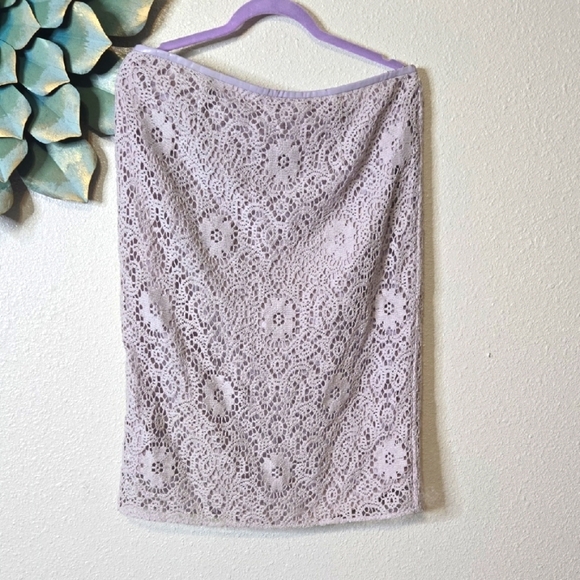 Elegant Lace Women Skirt in Lilac - Picture 1 of 5